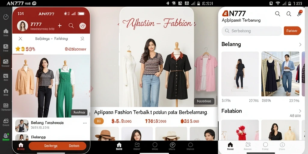 Screenshot AN777 menampilkan antarmuka aplikasinya yang menarik dan mudah digunakan.