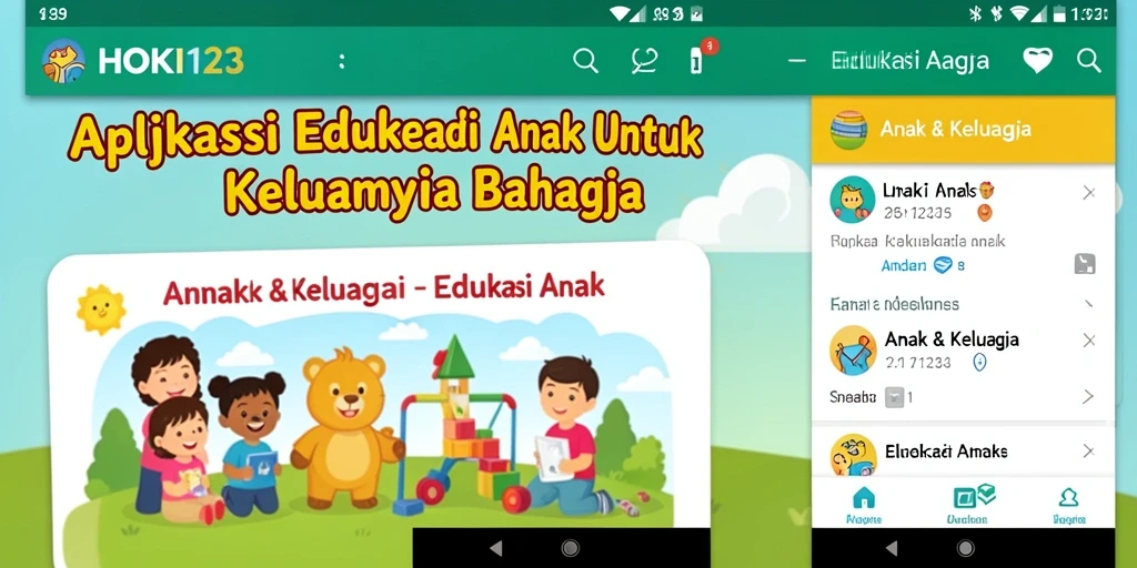 Tampilan antarmuka HOKI123 untuk kegiatan edukasi anak.