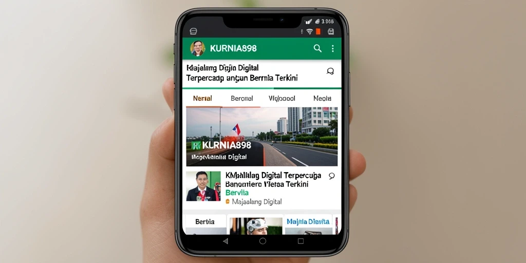 Tampilan antarmuka KURNIA898 yang modern dan mudah digunakan.