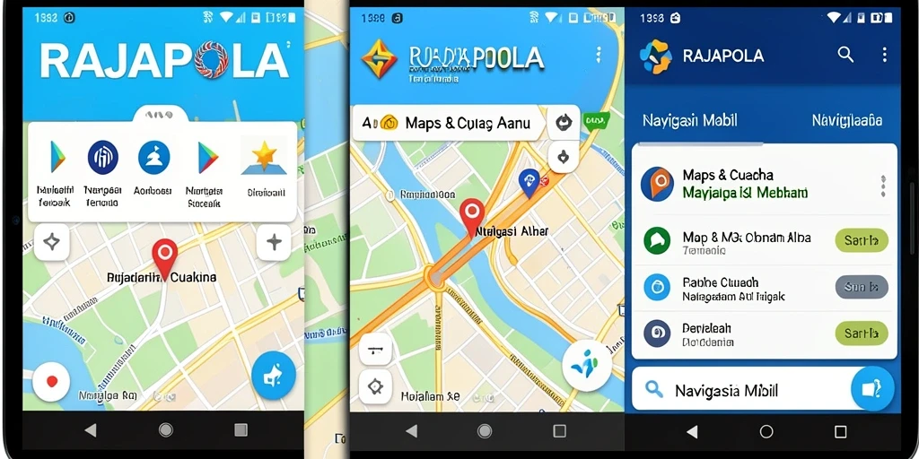 Antarmuka aplikasi RAJAPOLA yang intuitif dan informatif.