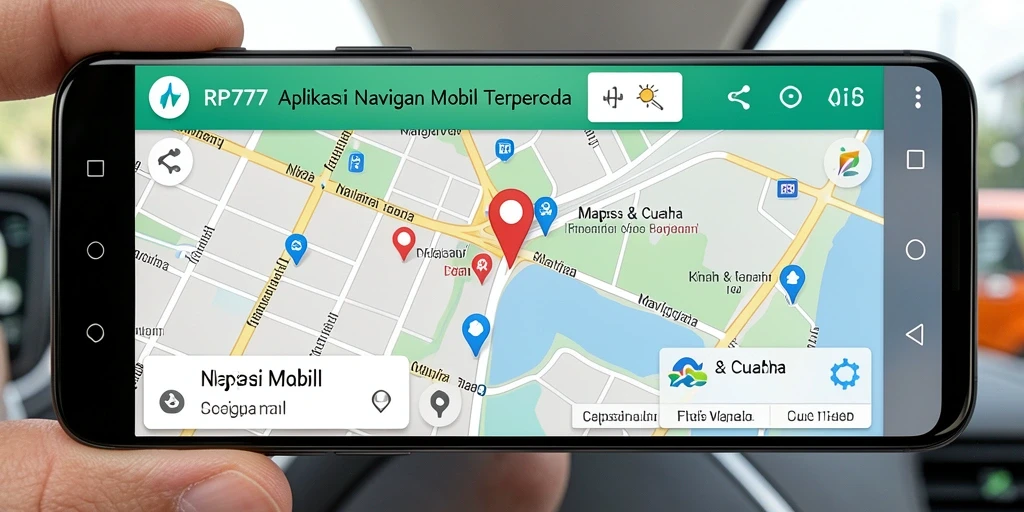 Antarmuka RP777 yang intuitif dengan navigasi yang jelas.