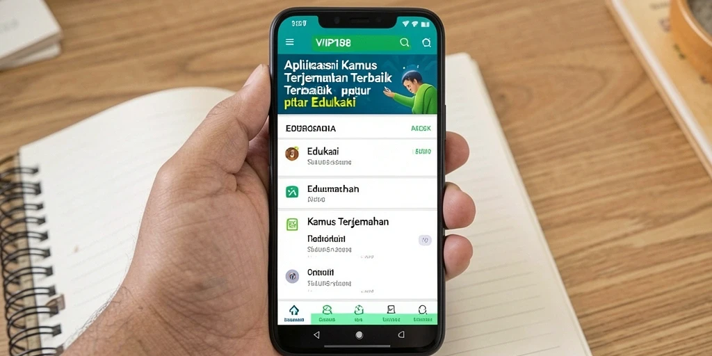 Tampilan antarmuka VIP188 yang user-friendly dan informatif.