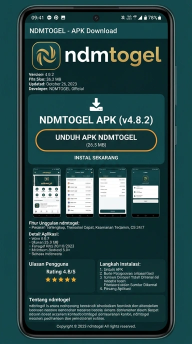 Panduan Unduh dan Instal APK ndmtogel Terbaru