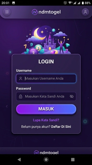Masuk Akun ndmtogel untuk Pengguna Android
